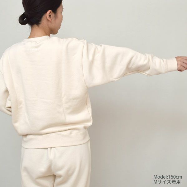 オーガニックコットン 裏毛プルオーバー