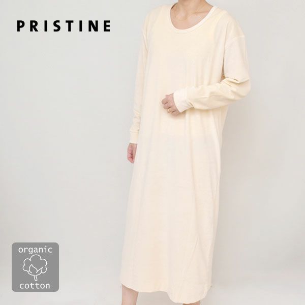 オーガニックコットン ベロアリラクシングワンピース