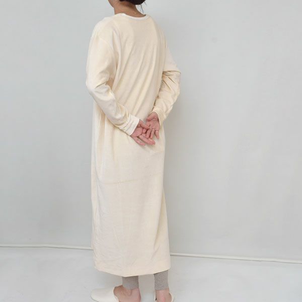 オーガニックコットン ベロアリラクシングワンピース