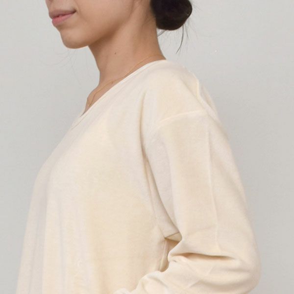 オーガニックコットン ベロアリラクシングワンピース