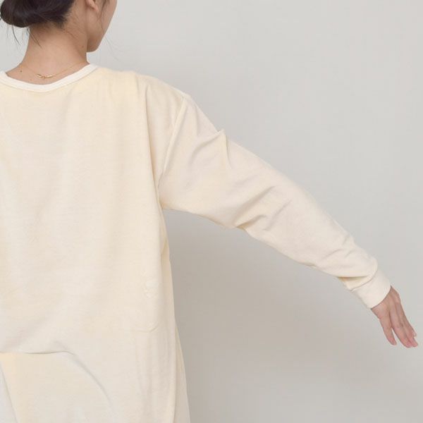 オーガニックコットン ベロアリラクシングワンピース