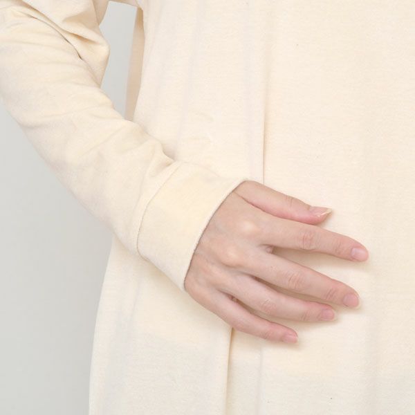 オーガニックコットン ベロアリラクシングワンピース