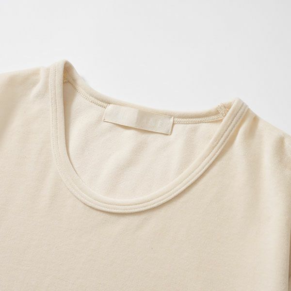 オーガニックコットン ベロアリラクシングワンピース