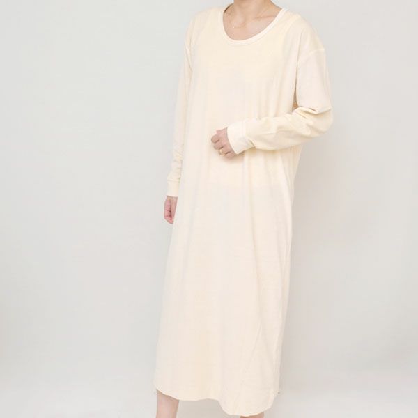 オーガニックコットン ベロアリラクシングワンピース