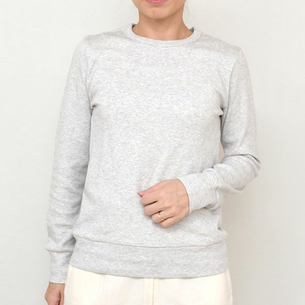 オーガニックコットン クルーネック スムースT(長袖)