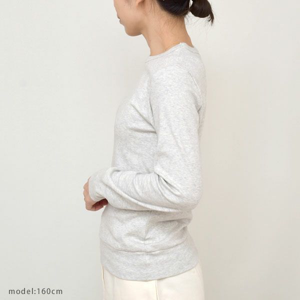 オーガニックコットン クルーネック スムースT(長袖)