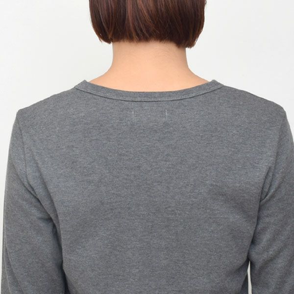 オーガニックコットン クルーネック スムースT(長袖)