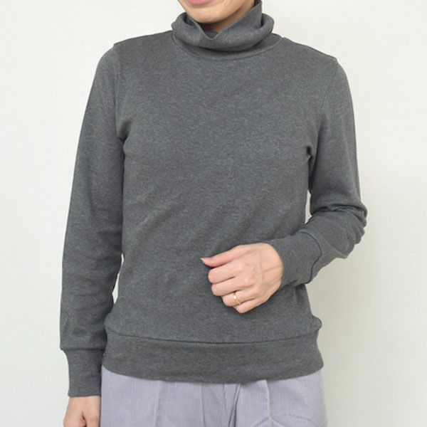 オーガニックコットン タートルネック スムースT(長袖)