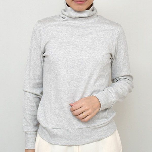 オーガニックコットン タートルネック スムースT(長袖)