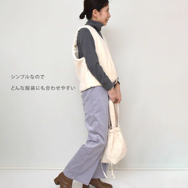 オーガニックコットン タートルネック スムースT(長袖)