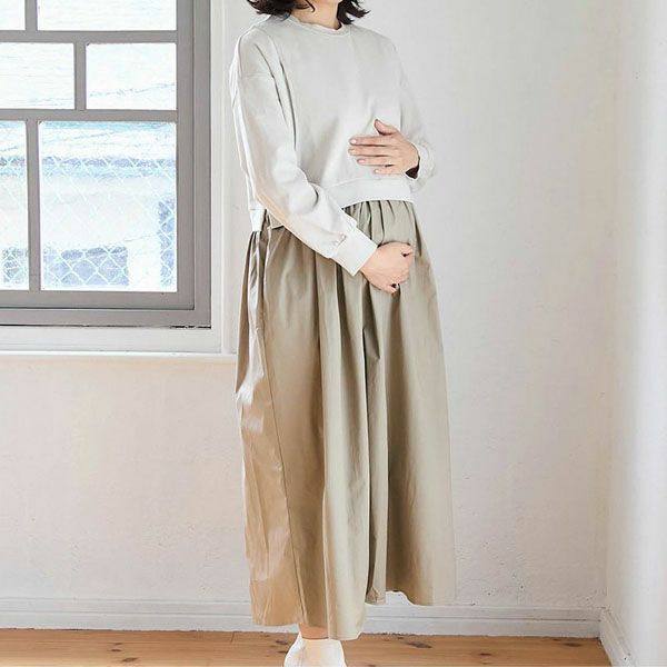 オーガニックコットン ドッキングワンピース