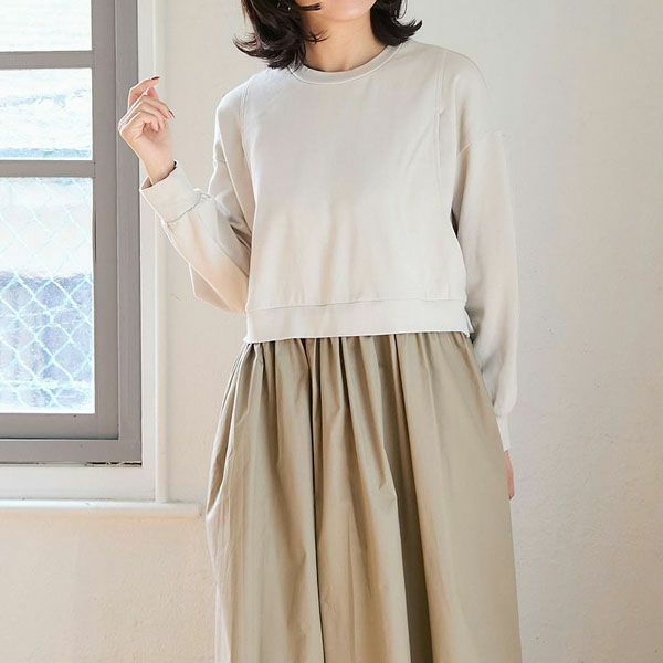 オーガニックコットン ドッキングワンピース