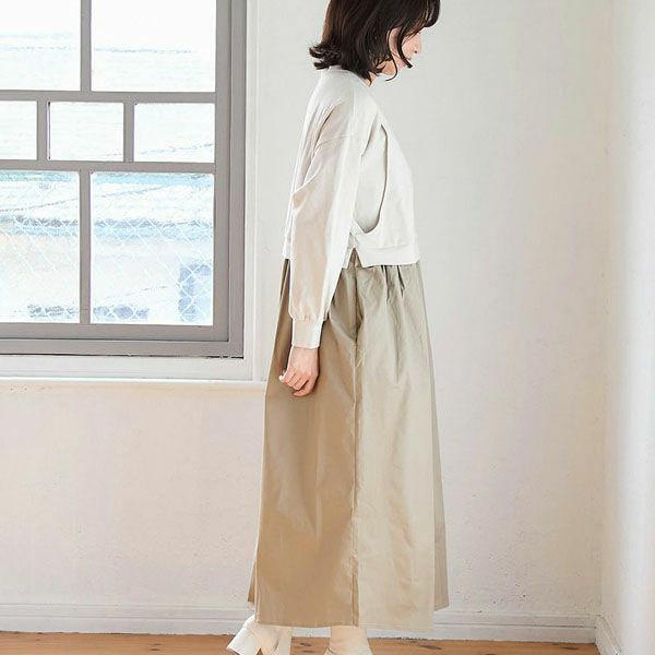 オーガニックコットン ドッキングワンピース