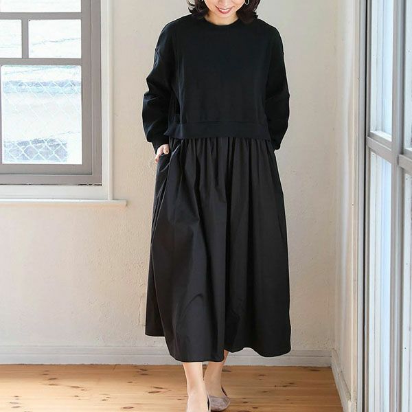 オーガニックコットン ドッキングワンピース