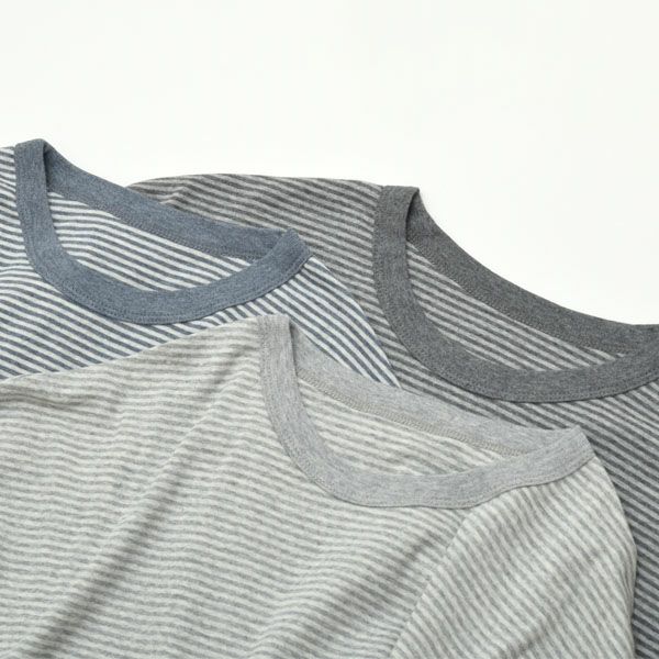 オーガニックコットン VERY SOFT BORDER LONG TEE