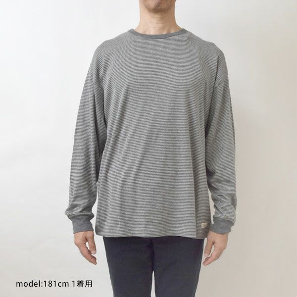 オーガニックコットン VERY SOFT BORDER LONG TEE
