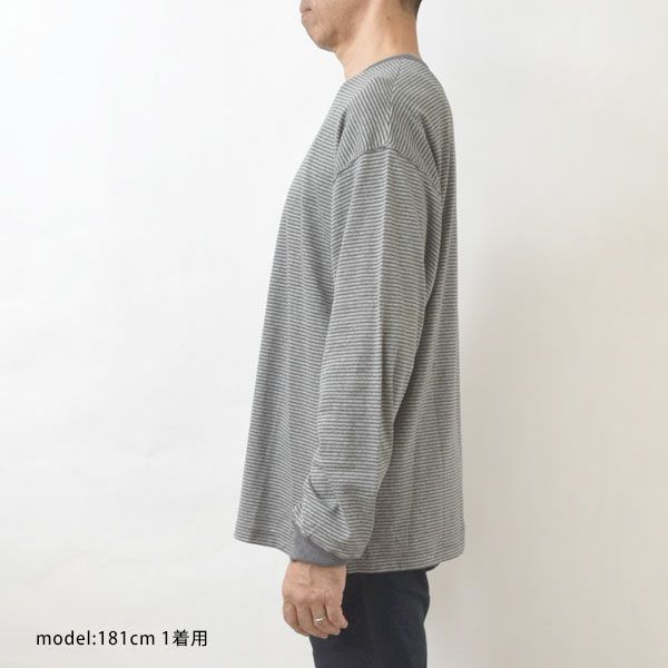 オーガニックコットン VERY SOFT BORDER LONG TEE
