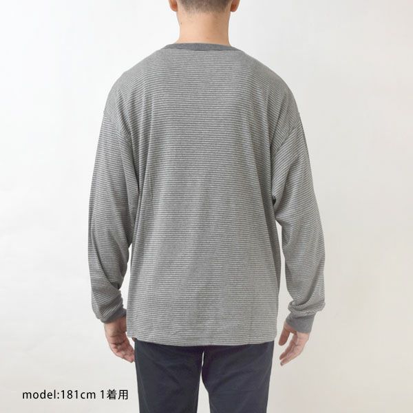 オーガニックコットン VERY SOFT BORDER LONG TEE