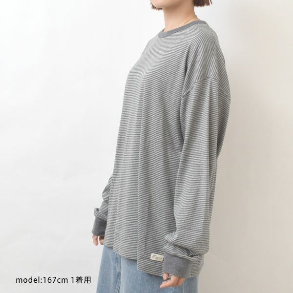 オーガニックコットン VERY SOFT BORDER LONG TEE