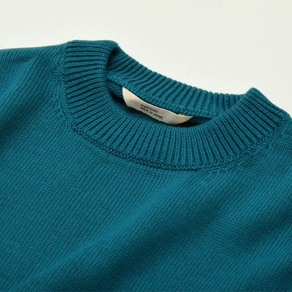 オーガニックコットン LINKING CREWNECK SWEATER