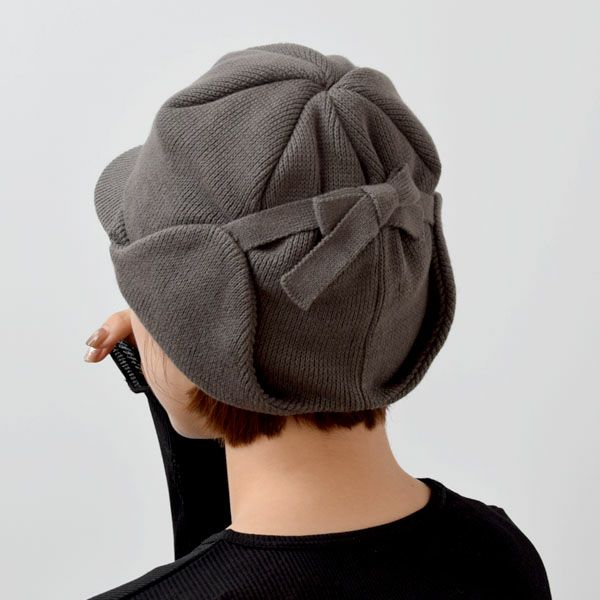 オーガニックコットン EARFLAP KNIT CAP