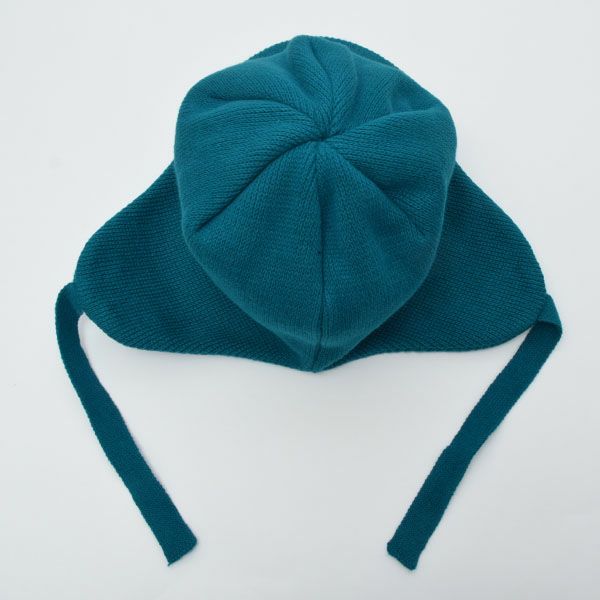 オーガニックコットン EARFLAP KNIT CAP