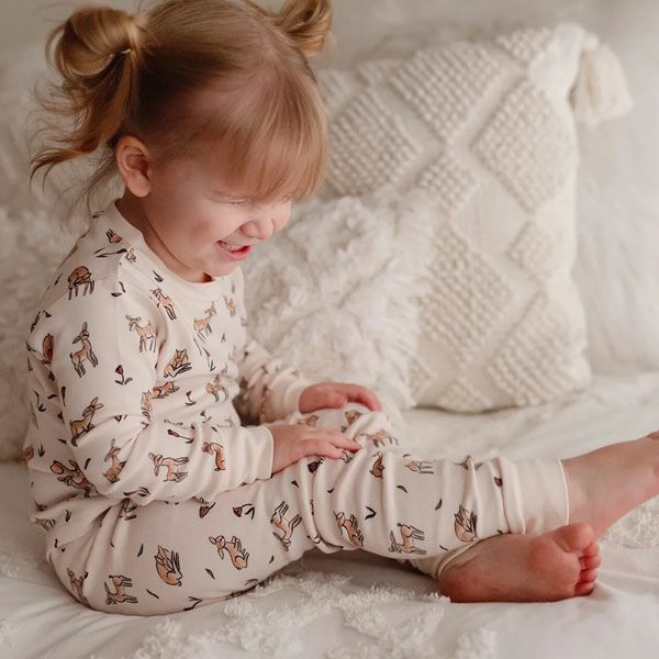 オーガニックコットン キッズパジャマ（長袖）