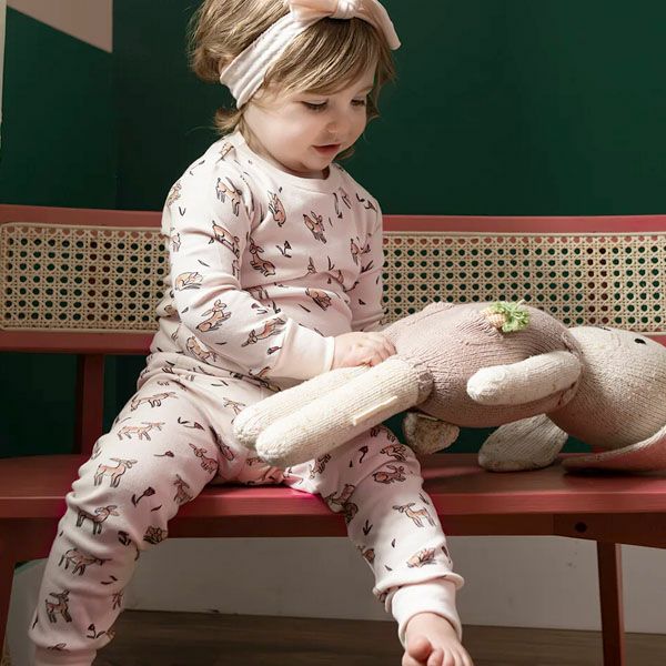 オーガニックコットン キッズパジャマ（長袖）