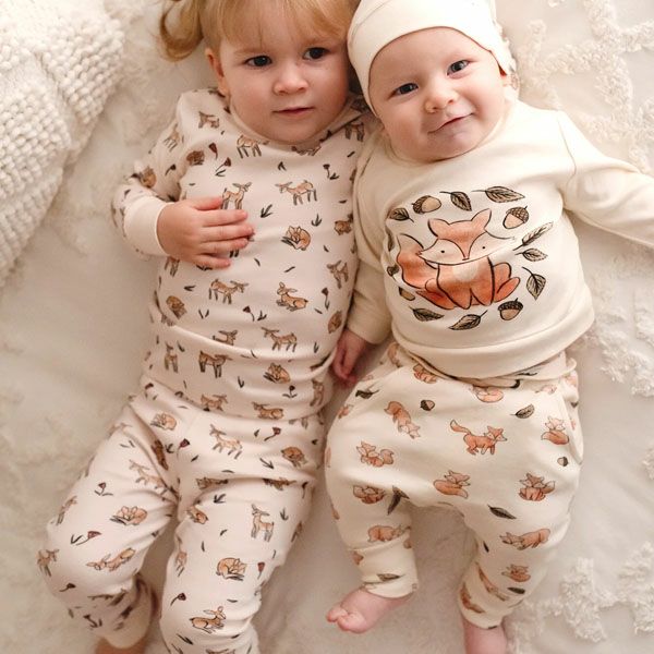 オーガニックコットン キッズパジャマ（長袖）