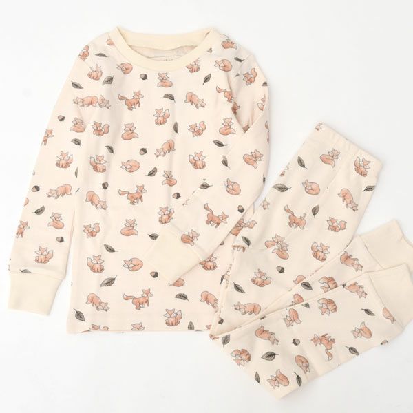 オーガニックコットン キッズパジャマ（長袖）