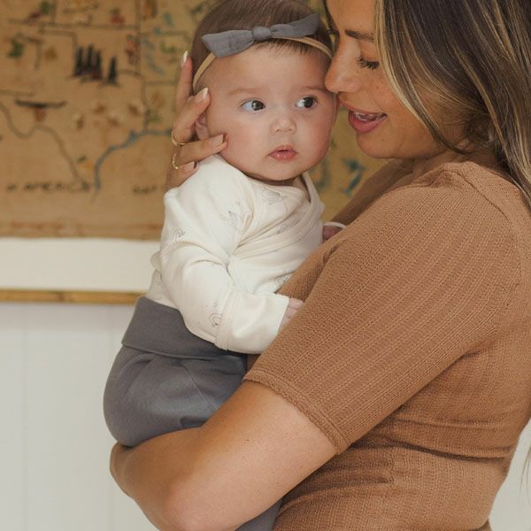 オーガニックコットン ベビー サイドスナップ ボディ（長袖）