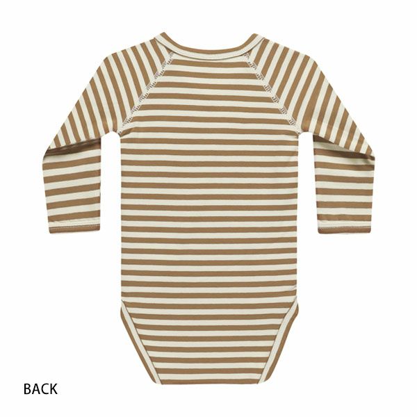 オーガニックコットン ベビー サイドスナップ ボディ（長袖）