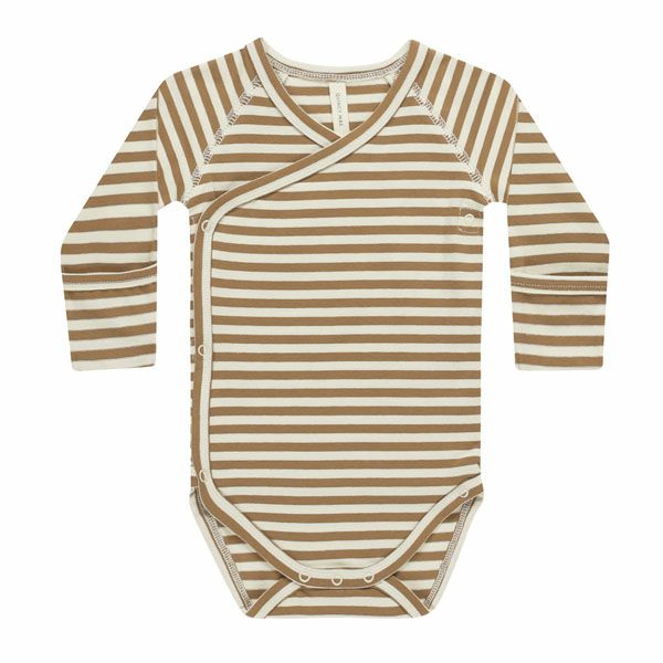 オーガニックコットン ベビー サイドスナップ ボディ（長袖）