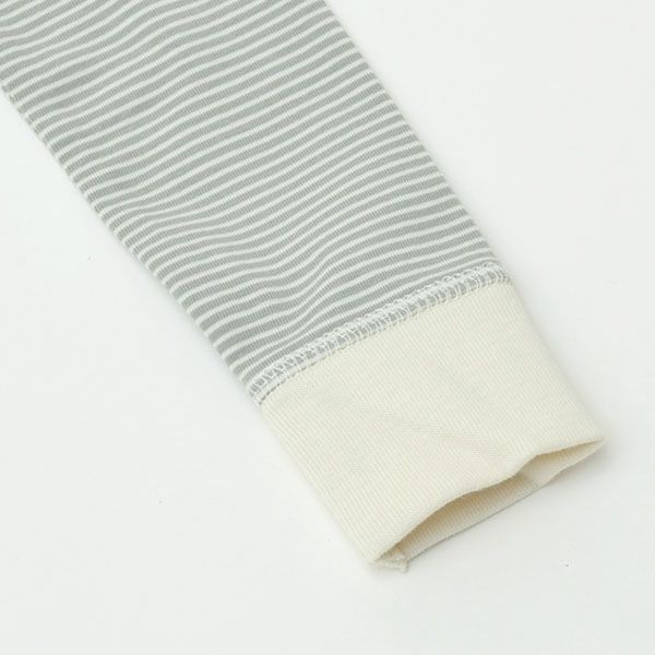 オーガニックコットン ベビー ジッパーカバーオール(長袖)