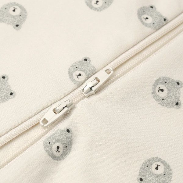 オーガニックコットン ベビー ジッパーカバーオール(長袖)