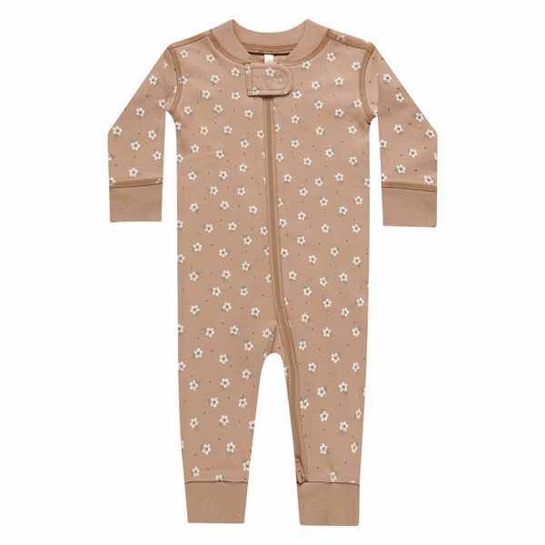 オーガニックコットン ベビー ジッパーカバーオール(長袖)