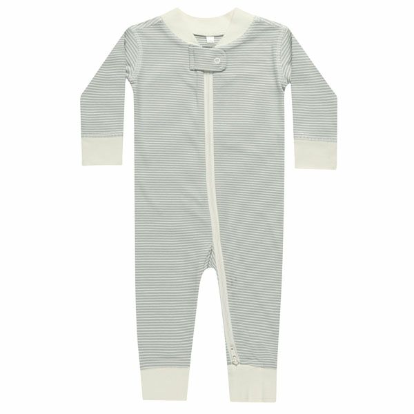 オーガニックコットン ベビー ジッパーカバーオール(長袖)