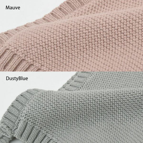 オーガニックコットン ベビー ニット ピクシーボンネット