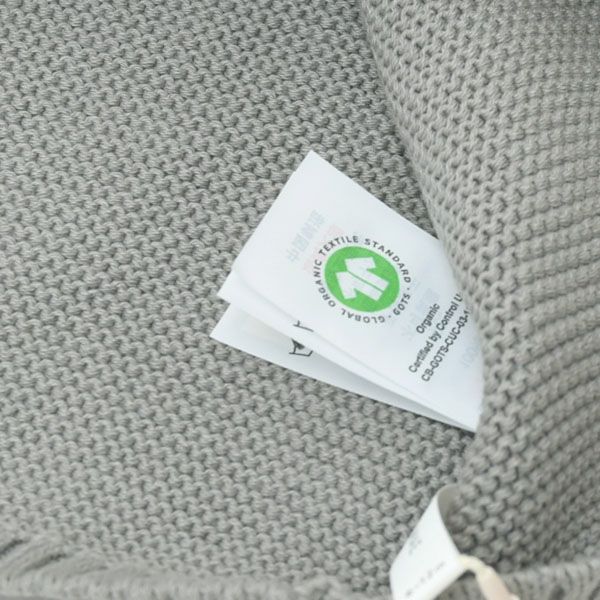 オーガニックコットン ベビー ニット ピクシーボンネット