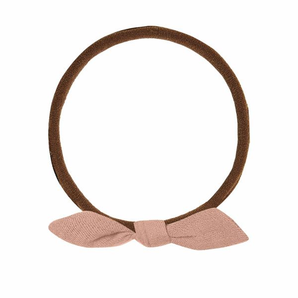オーガニックコットン ベビー ガーゼ結び ヘアバンド
