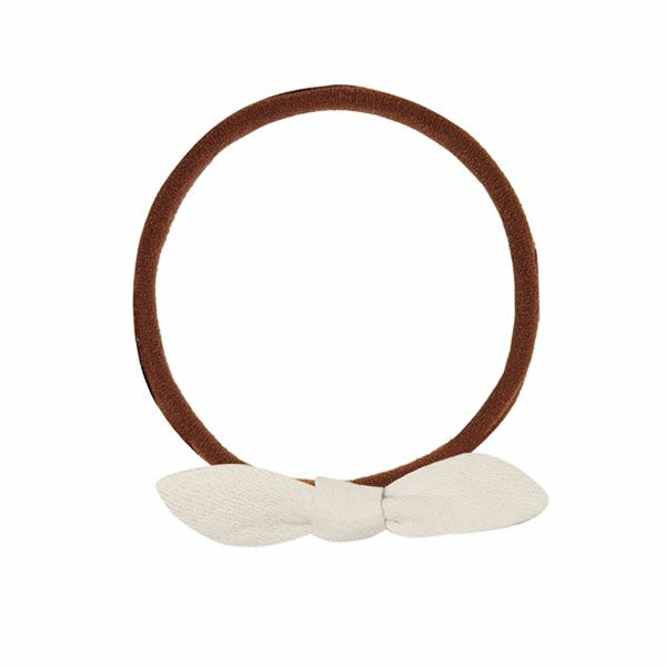 オーガニックコットン ベビー ガーゼ結び ヘアバンド