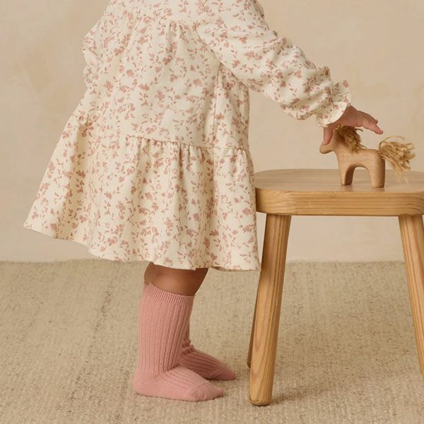 オーガニックコットン ベビー ソックス 2色組