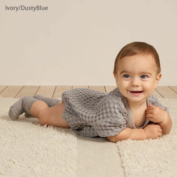 オーガニックコットン ベビー ソックス 2色組