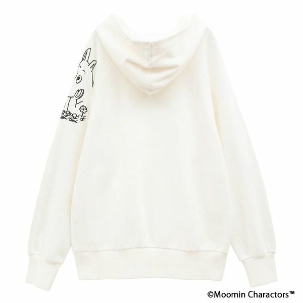 オーガニックコットン ムーミン ユニセックス ミニ裏毛フーディ
