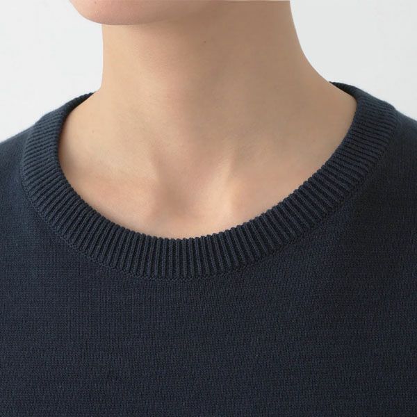 オーガニックコットン ニットシンプルワンピース