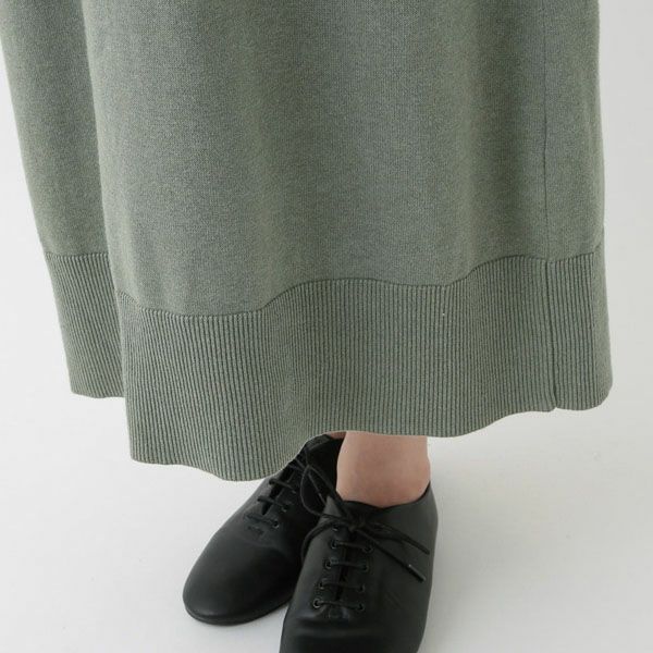 オーガニックコットン ニットシンプルワンピース