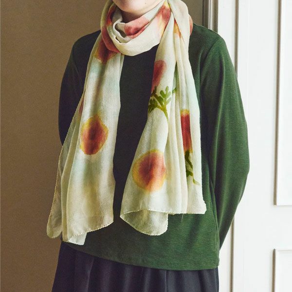 オーガニックコットン ストレッチスラブハイネックトップ