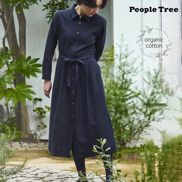 オーガニックコットン 手織りシーズンレスドレス