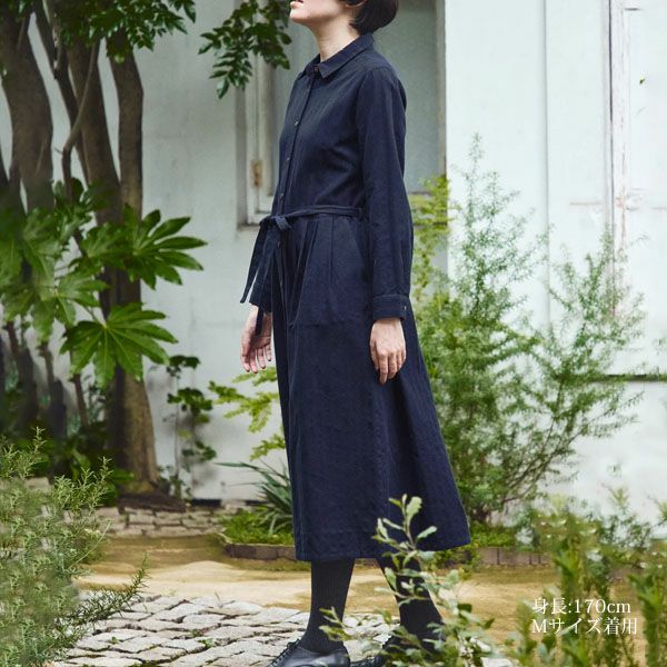 オーガニックコットン 手織りシーズンレスドレス