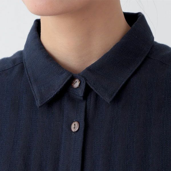 オーガニックコットン 手織りシーズンレスドレス